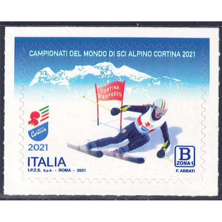 ITALY 2021 Alpine Skiing MNH**