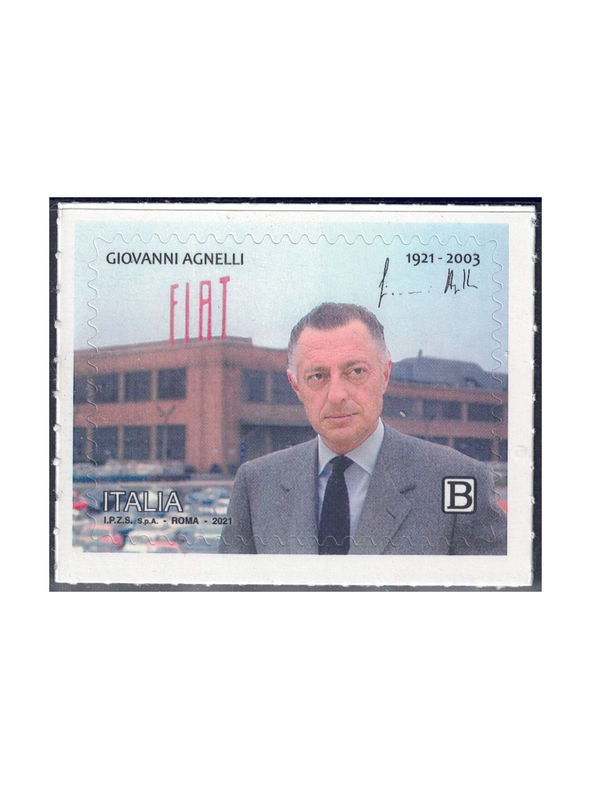 ITALIA 2021 Giovanni Agnelli MNH**