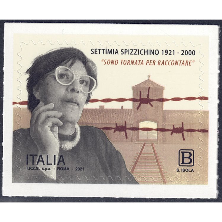 ITALIA 2021 Settimia Spizzichino MNH**