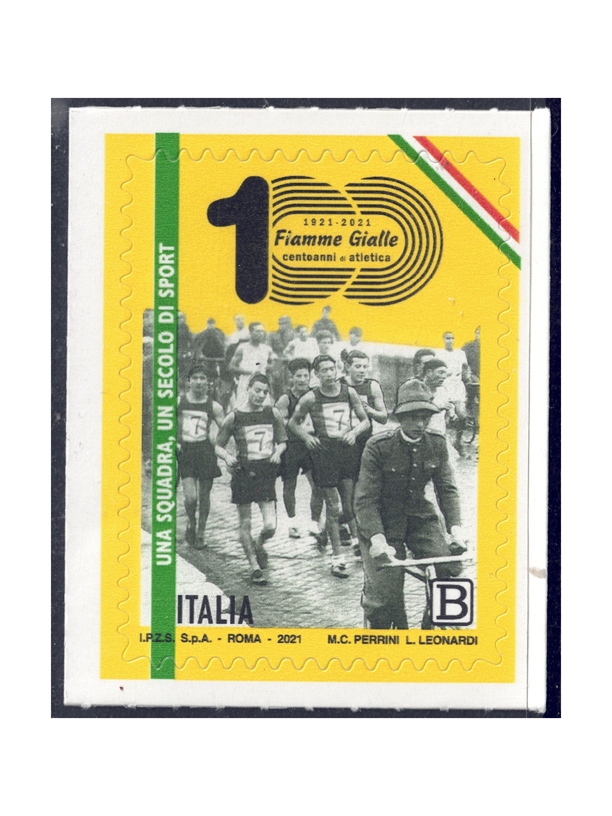 ITALIA 2021 Atletica leggera delle Fiamme Gialle MNH**