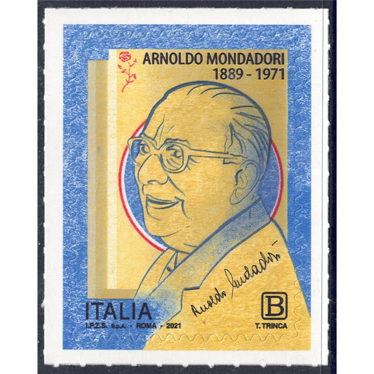 ITALIA 2021 Arnoldo Mondadori MNH**