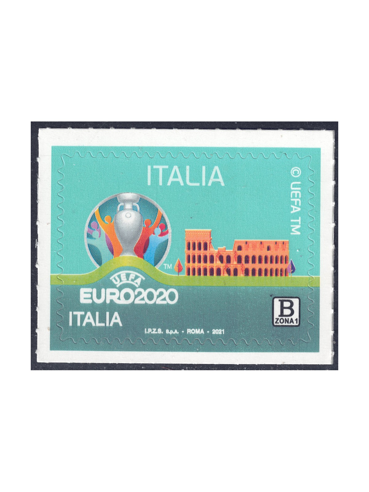 ITALIA 2021 UEFA Euro 2020 MNH**