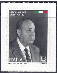 ITALIA 2021 Remo Gaspari MNH**