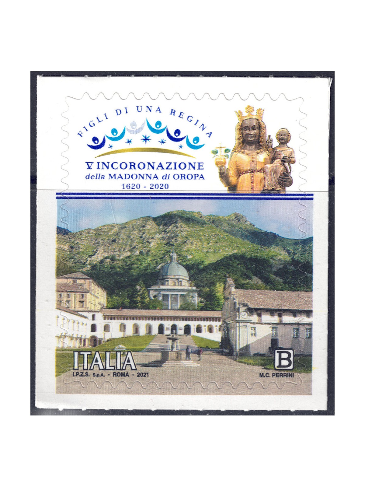ITALIA 2021 Madonna di Oropa MNH**