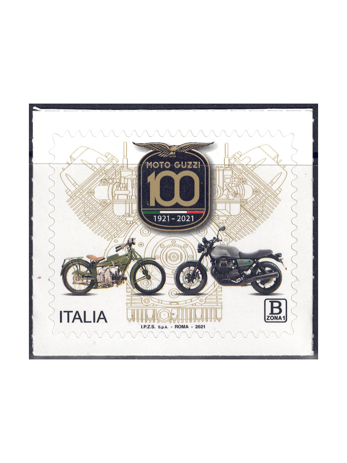 ITALY 2021 Moto Guzzi MNH**