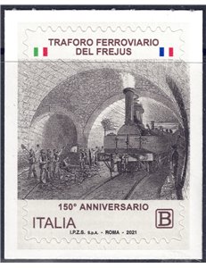 ITALIA 2021 Traforo Ferroviario del Frejus MNH**