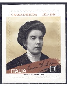 ITALY 2021 Grazia Deledda MNH**
