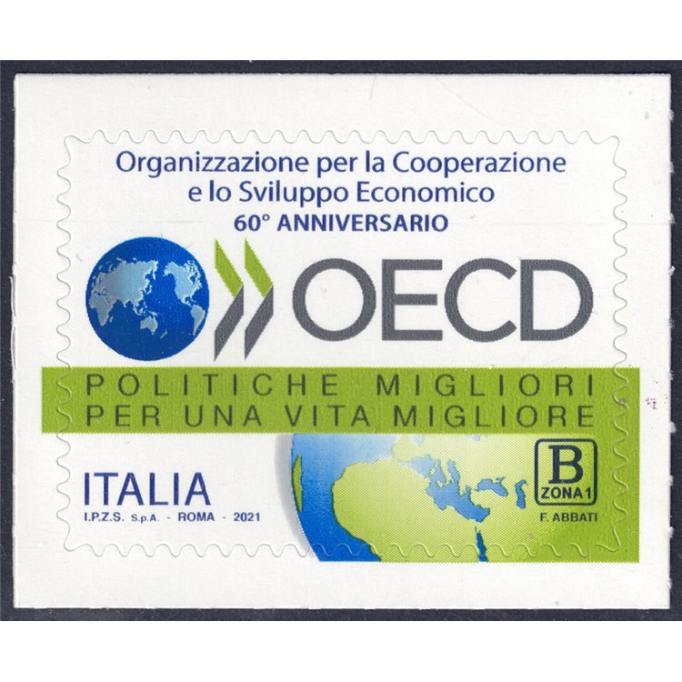 ITALIA 2021 OCSE MNH**