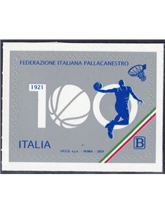 ITALIA 2021 Federazione Italiana Pallacanestro MNH**