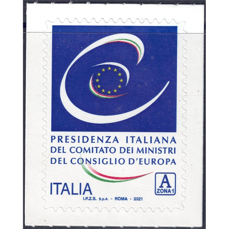ITALIA 2021 Ministri del Consiglio d'Europa MNH**