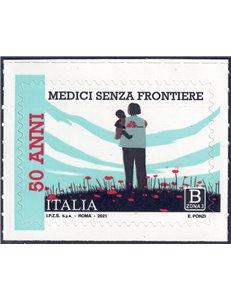 ITALIA 2021 Medici senza Frontiere MNH**