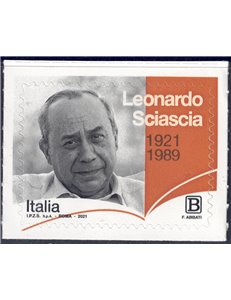 ITALIA 2021 Leonardo Sciascia MNH**
