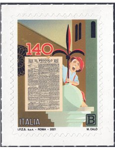 ITALY 2021 Daily Il Piccolo MNH**
