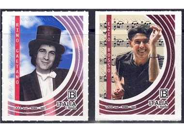 ITALIA 2021 Spettacolo (Rino Gaetano e Ezio Bosso) 2v MNH**