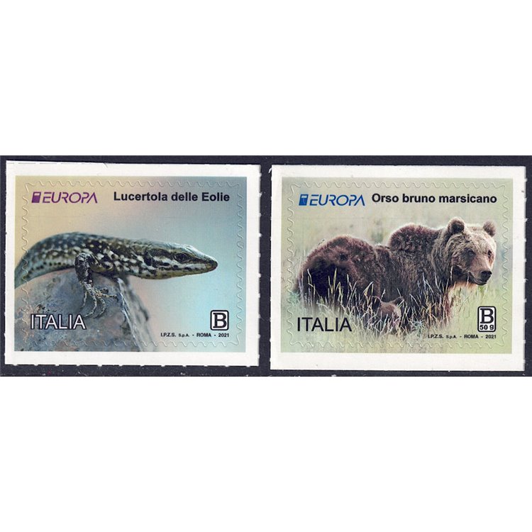 ITALY 2021 Europe 2v MNH**