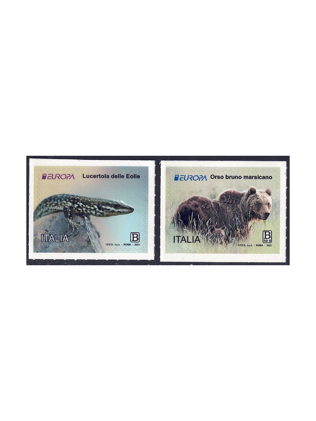ITALIA 2021 Europa 2v MNH**