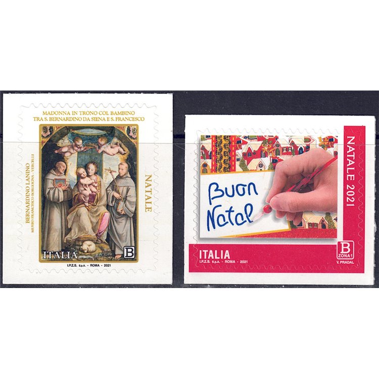 ITALY 2021 Christmas 2v MNH**