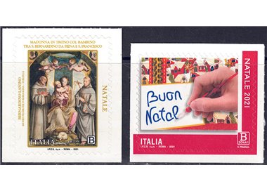 ITALY 2021 Christmas 2v MNH**
