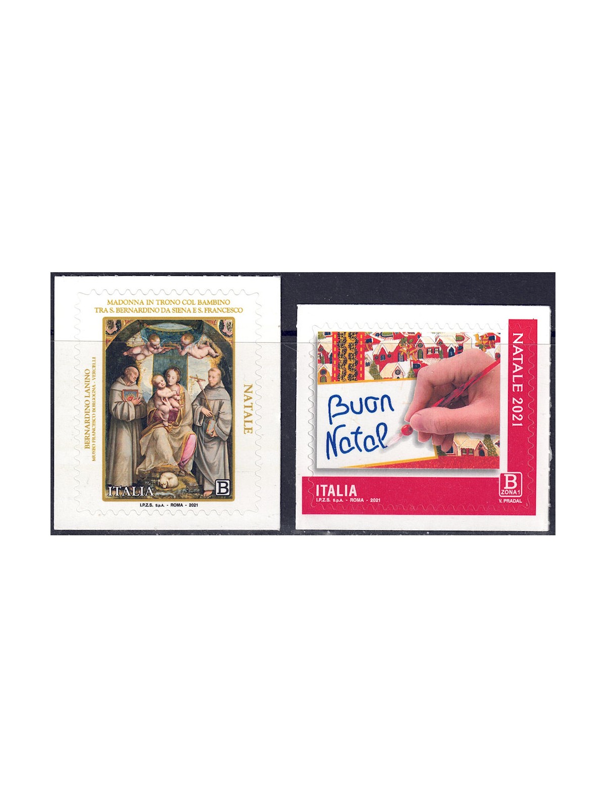 ITALY 2021 Christmas 2v MNH**