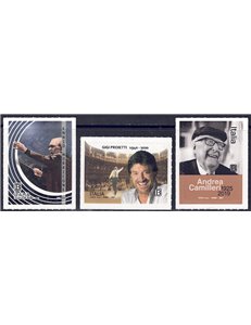 ITALY 2021 Show (Camilleri, Morricone and Proietti) 3v MNH**