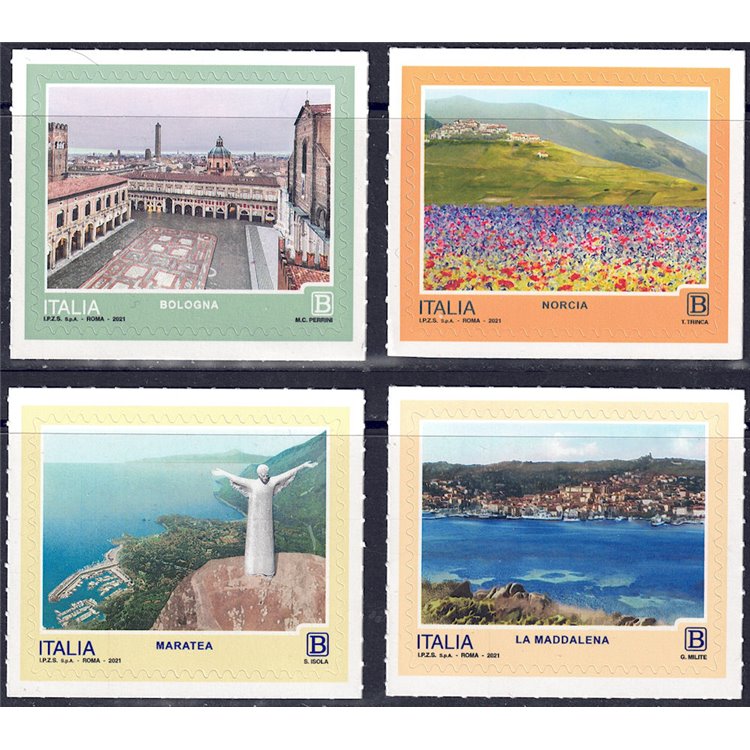 ITALY 2021 Tourism 4v MNH**