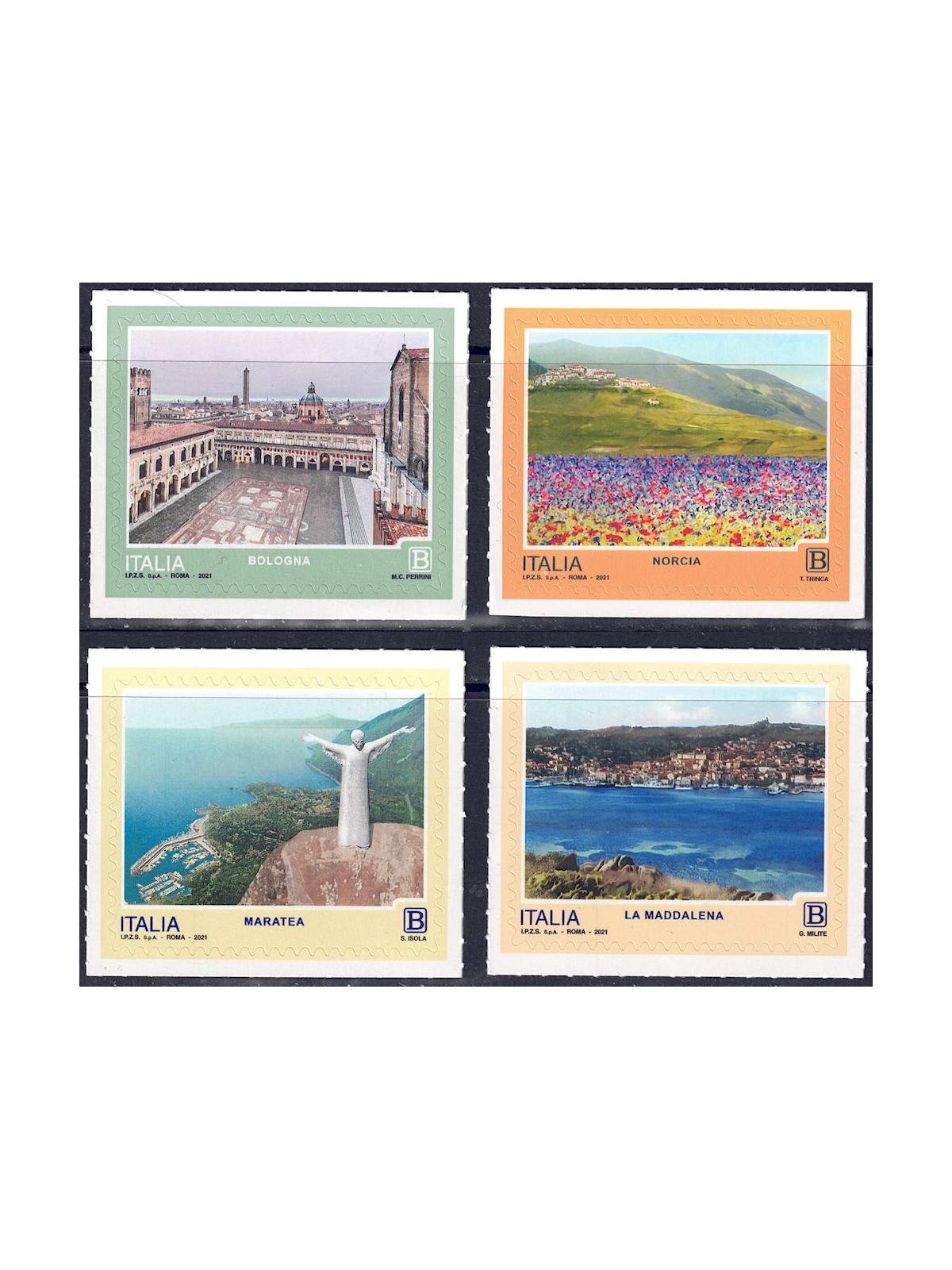 ITALY 2021 Tourism 4v MNH**