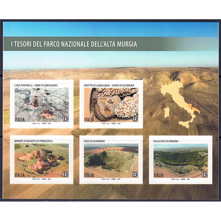 ITALY 2021 Alta Murgia National Park s/s MNH**