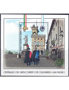 ITALY 2021 Carabinieri in San Marino s/s MNH**