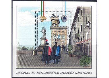 ITALY 2021 Carabinieri in San Marino s/s MNH**