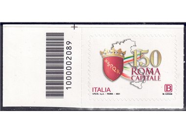ITALIA 2021 Roma Capitale CB 2089 ass
