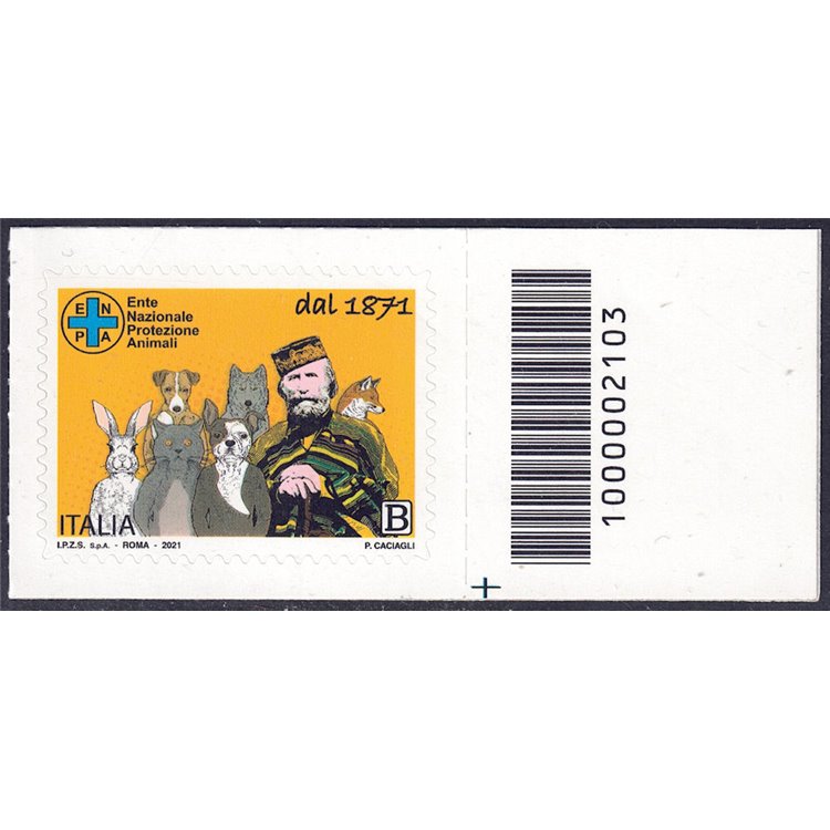 ITALIA 2021 Ente nazionale protezione animali CB 2103 aid