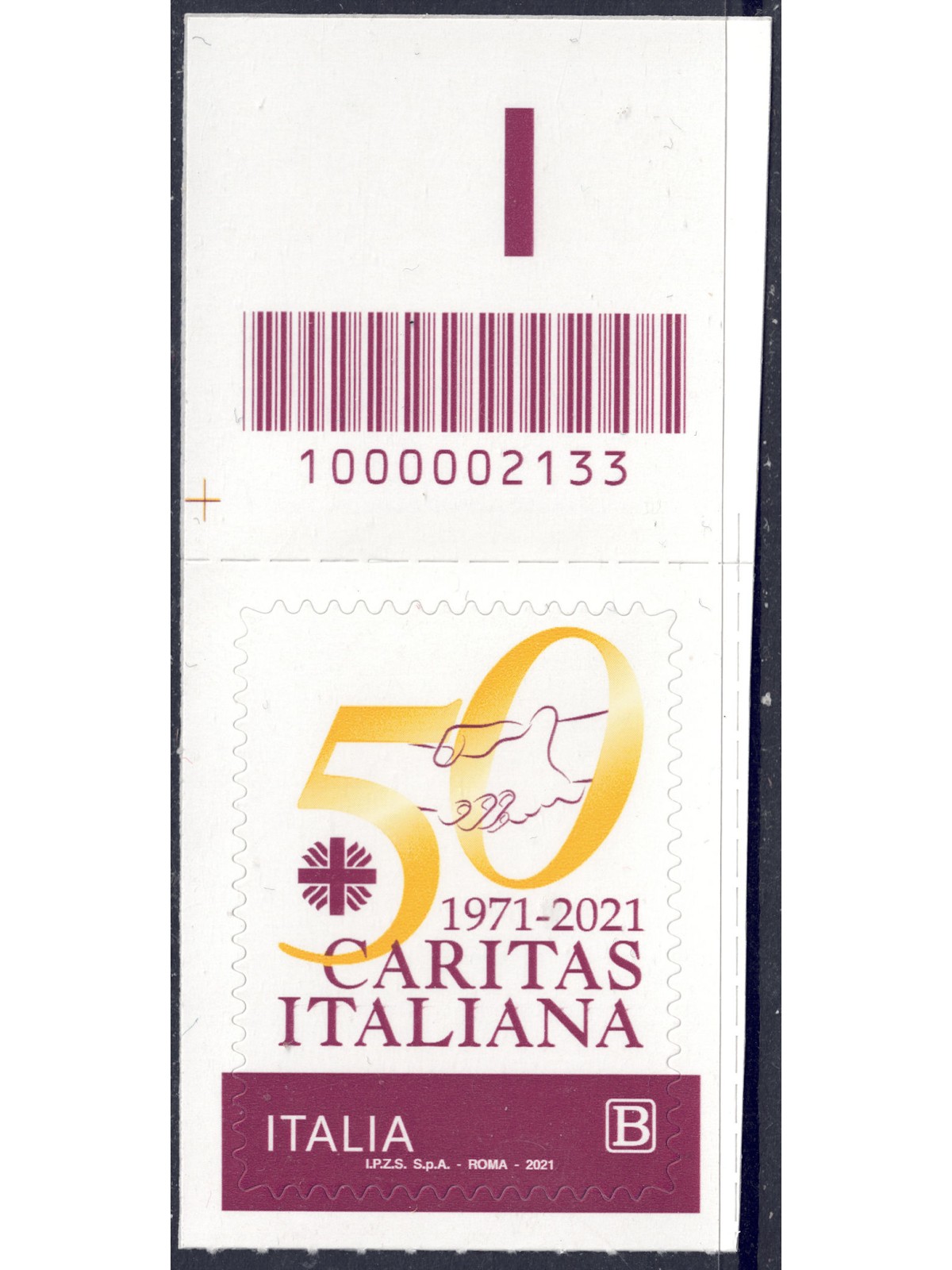 ITALY 2021 Italian Caritas CB 2133 ass