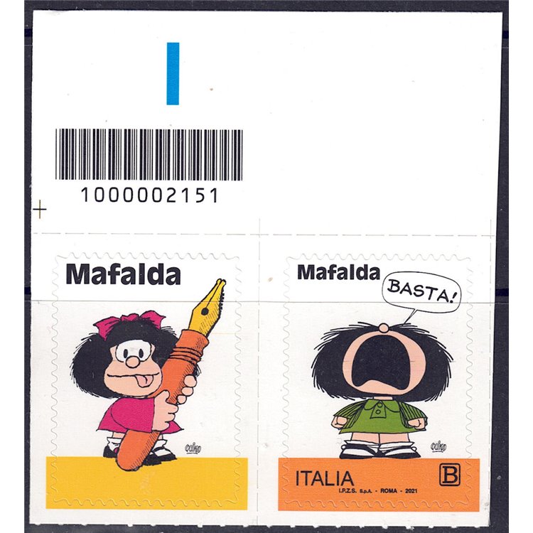 ITALIA 2021 Eccellenze dello spettacolo (Mafalda) CB 2151 ass