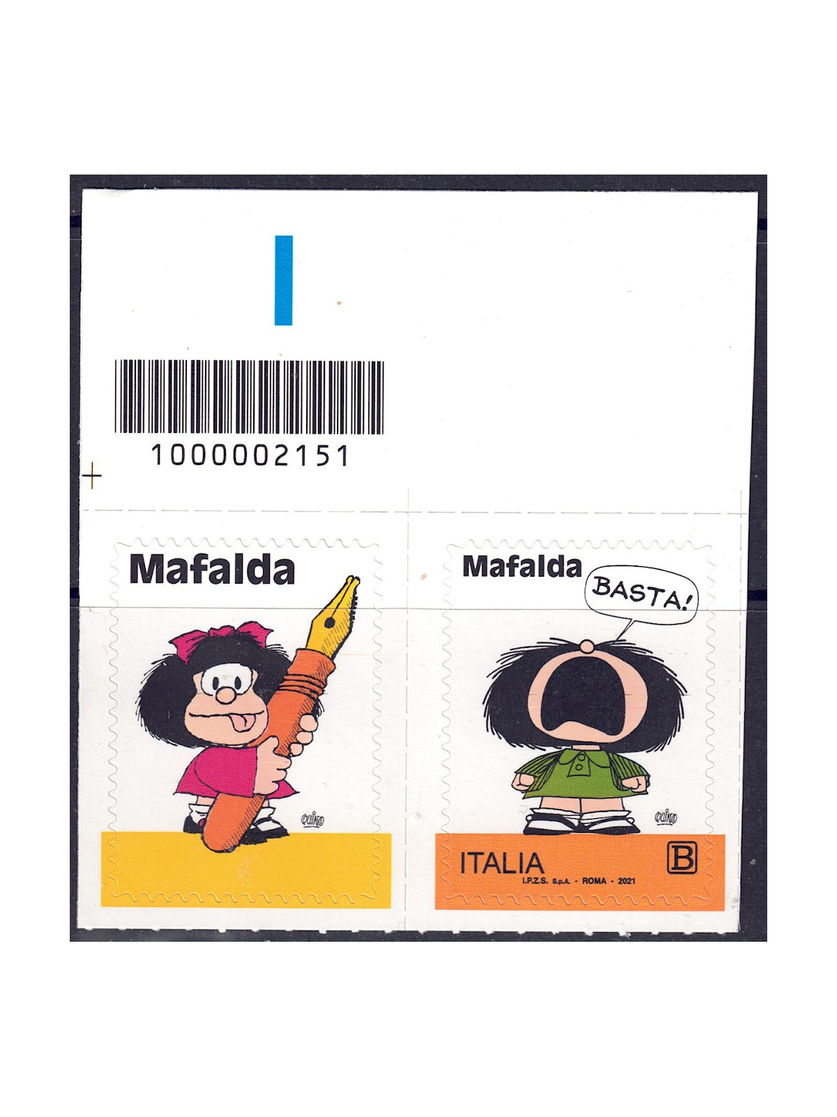 ITALIA 2021 Eccellenze dello spettacolo (Mafalda) CB 2151 ass