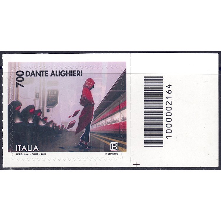 ITALY 2021 Dante Alighieri (Hooded Figures) CB 2164 aid
