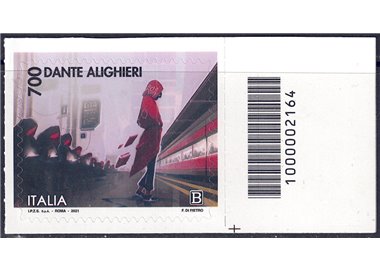 ITALY 2021 Dante Alighieri (Hooded Figures) CB 2164 aid