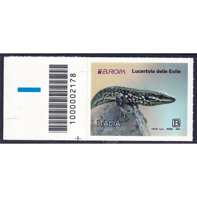 ITALIA 2021 Europa (Lucertola) CB 2178 ais