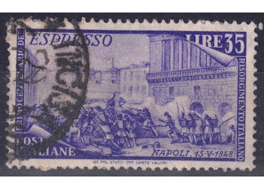 ITALIA 1948 Centenario del Risorgimento (espresso) us