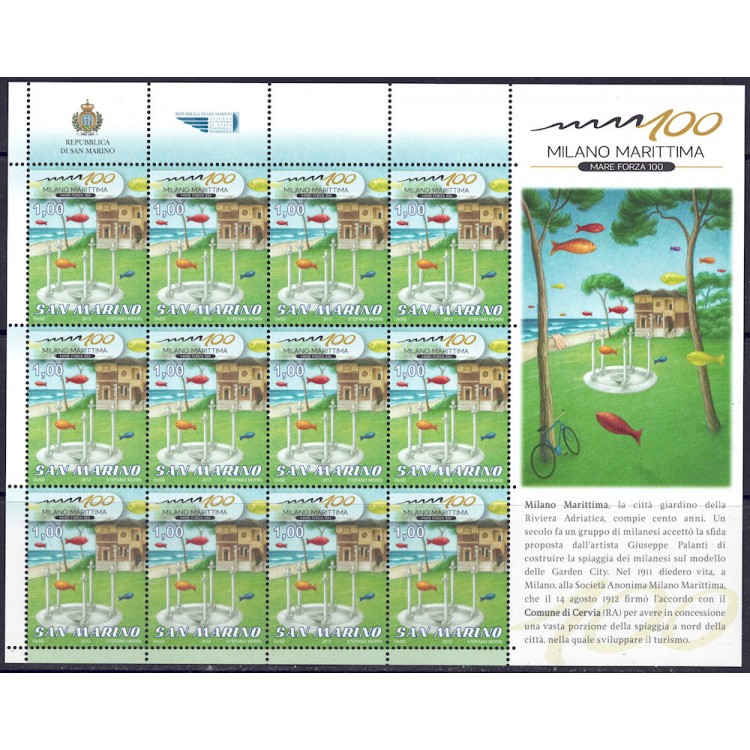 SAN MARINO 2012 Milano Marittima MF MNH**