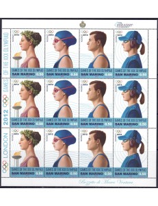 SAN MARINO 2012 Olimpiadi di Londra MF MNH**