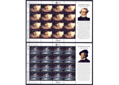 SAN MARINO 2013 Composers, Verdi and Wagner 2 m/s MNH**