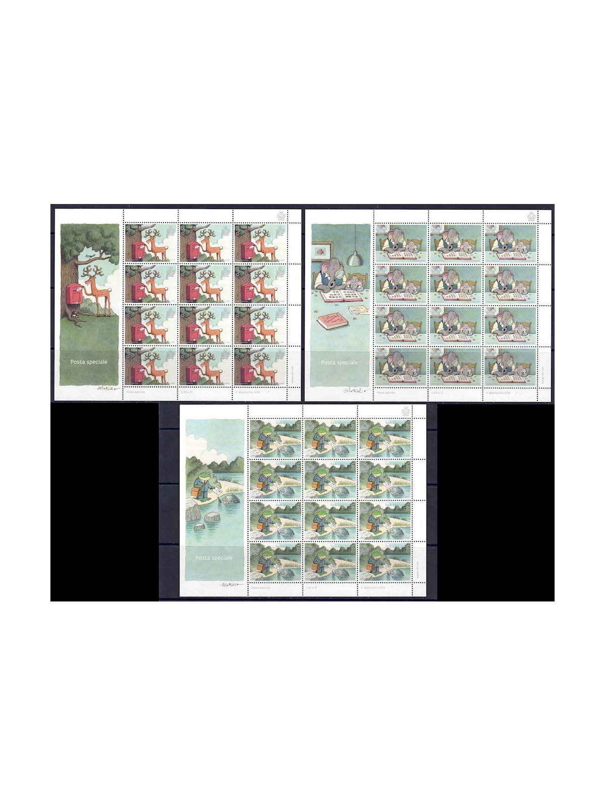 SAN MARINO 2018 Special mail 3 m/s MNH**