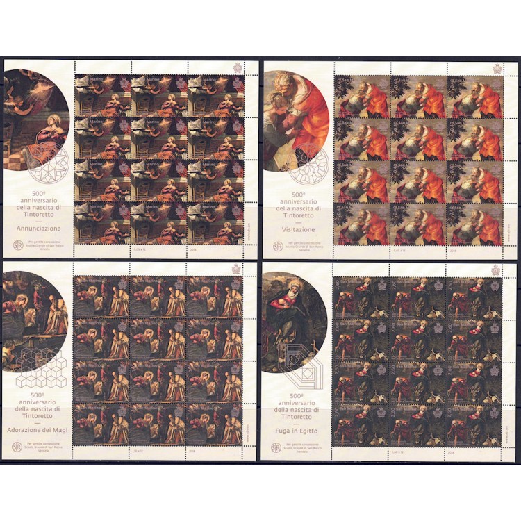 SAN MARINO 2018 Tintoretto 4 m/s MNH**
