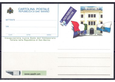 SAN MARINO 2006 Italian Embassy, New Postcard