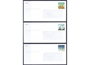 SAN MARINO 2018 Towers of San Marino 3 new Postal Envelopes