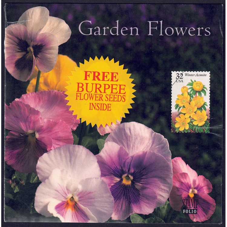 USA 1996 StampFolio (Garden Flowers)
