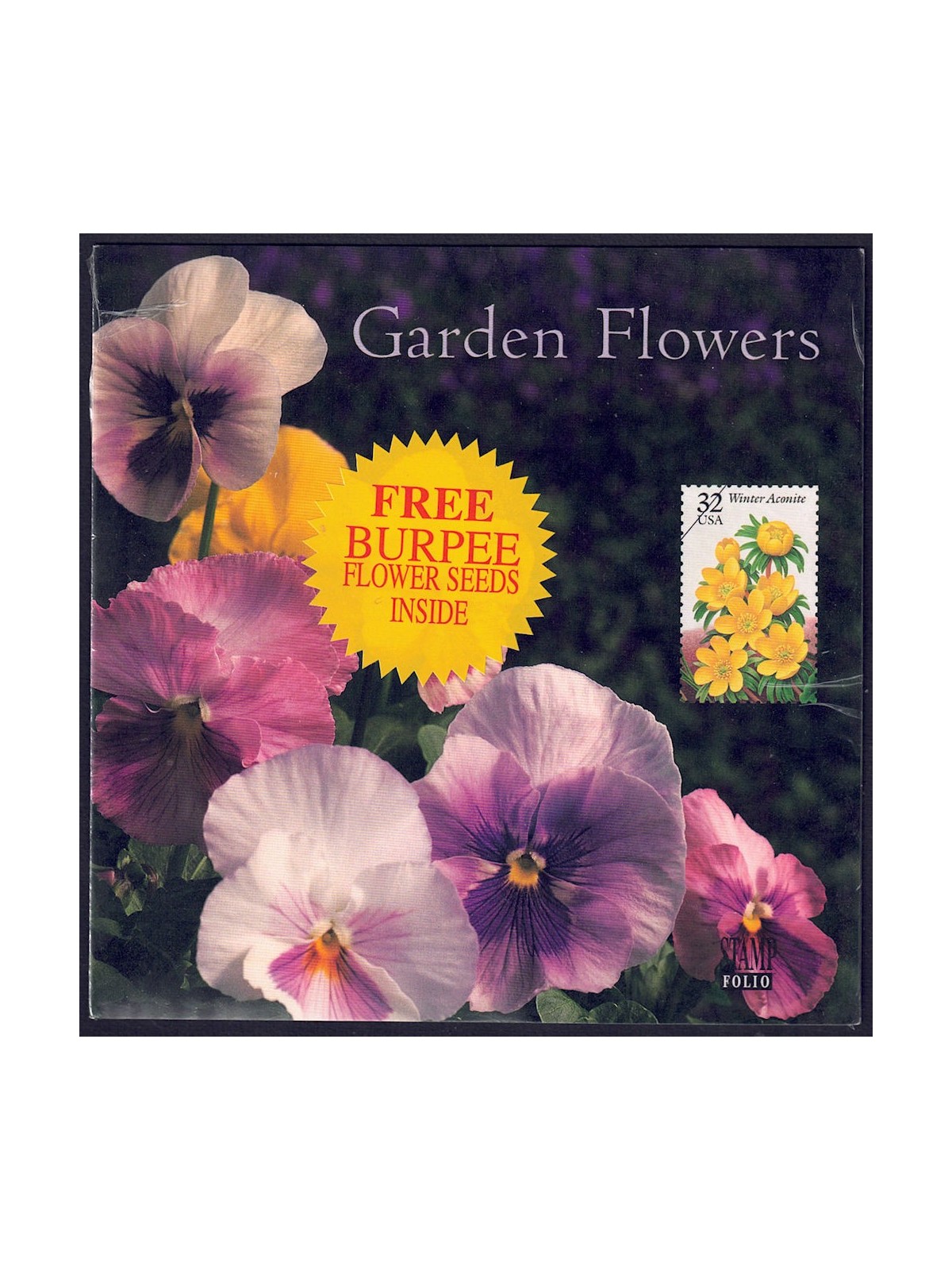 USA 1996 StampFolio (Garden Flowers)