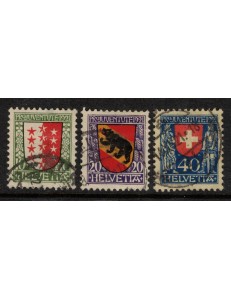 SWITZERLAND 1921 Pro Juventute 3v used