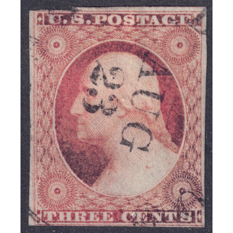 USA 1851 George Washington (3c bruno arancio) us