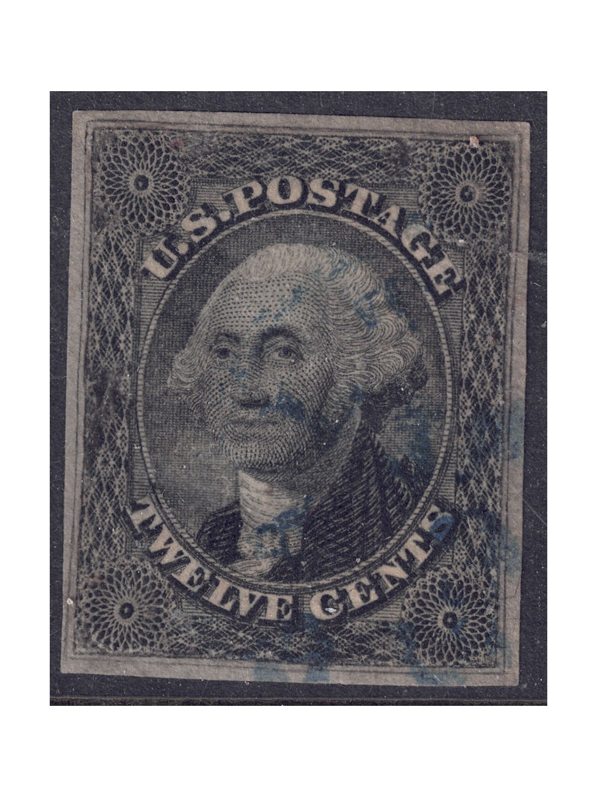 USA 1851 George Washington (12c black) us